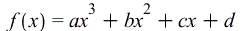 f(x) = `+`(`*`(`^`(ax, 3)), `*`(`^`(bx, 2)), cx, d); 